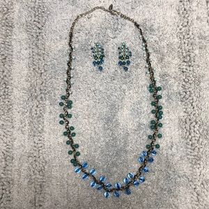Coldwater Creek Necklace & Earring Set